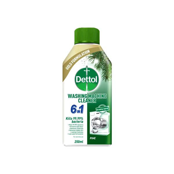 Dettol 6 In 1 Pine Washing Machine Cleaner 250ml