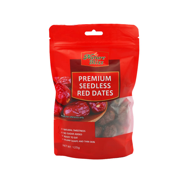 Nature Bliss Premium Seedless Red Dates 125g