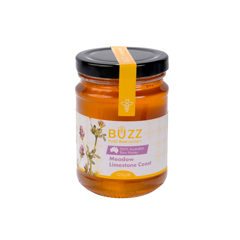 Buzz Honey 100% Australian Meadow Honey 320g