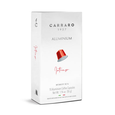 Carraro Intenso Aluminum Capsules 5.5g x 10