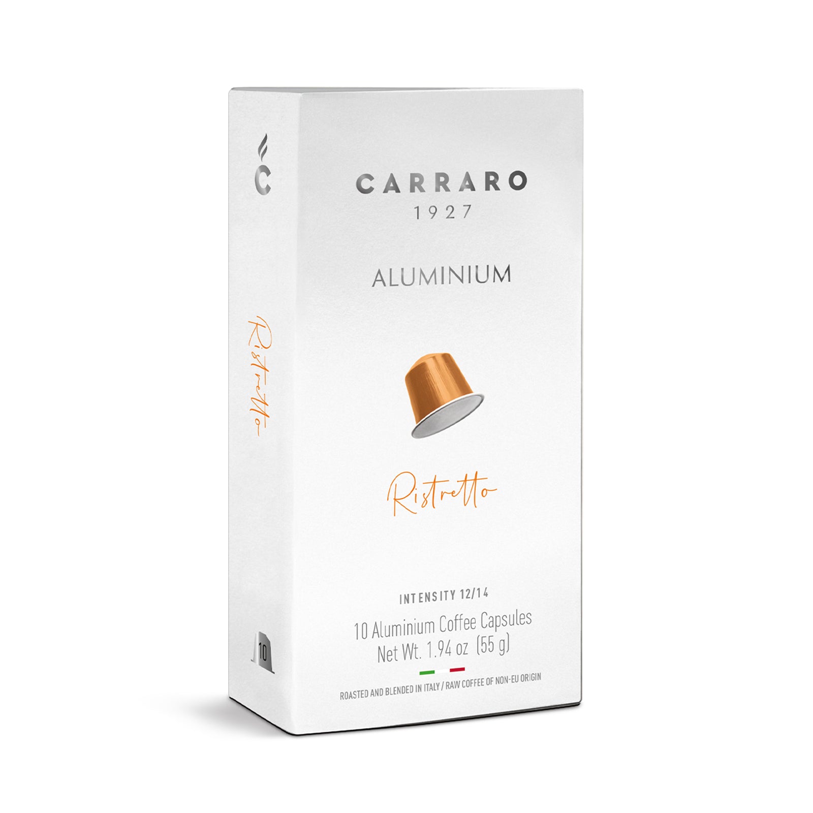 Carraro Ristretto Aluminum Capsules 5.5g x 10