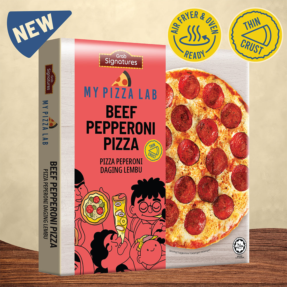 Grab Signatures My Pizza Lab Beef Pepperoni Pizza 280g