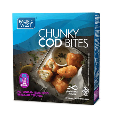 Pacific West Chunky Cod Bites 300g