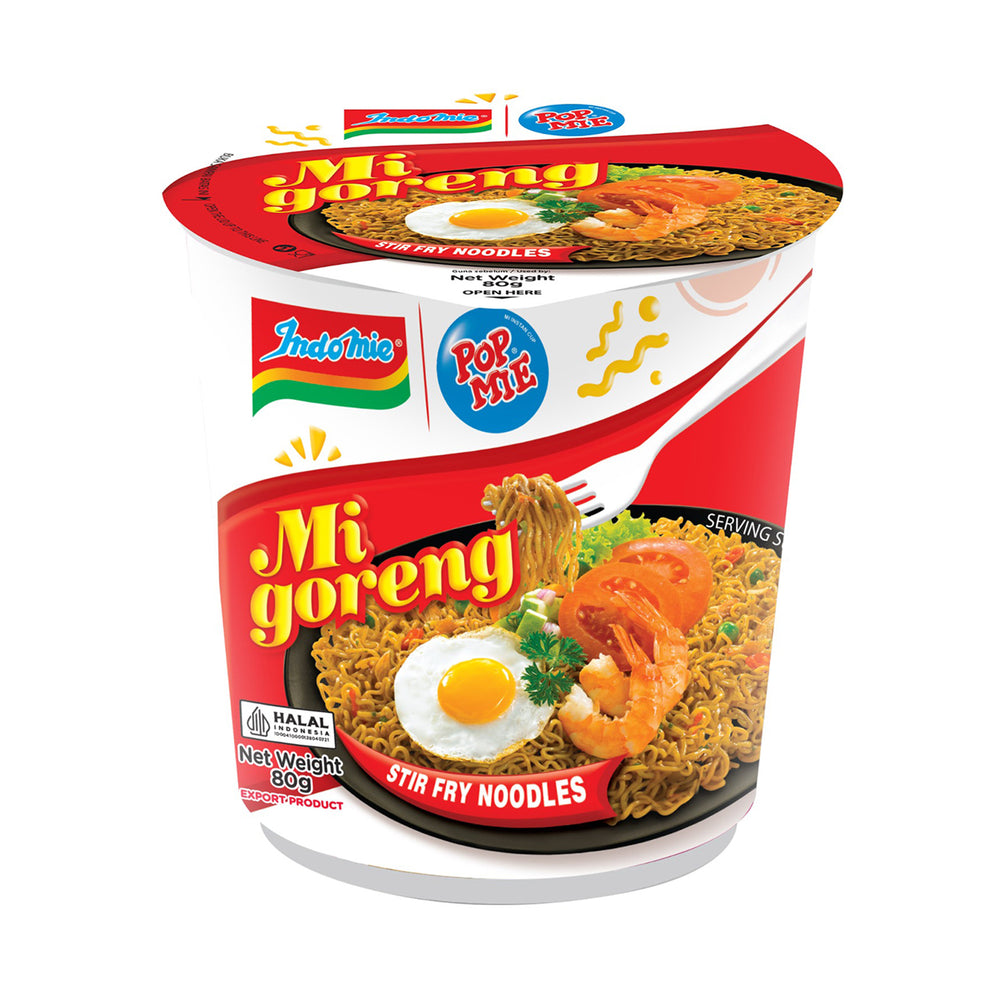 Indomie Pop Mie Goreng Instant Noodle Cup 80g