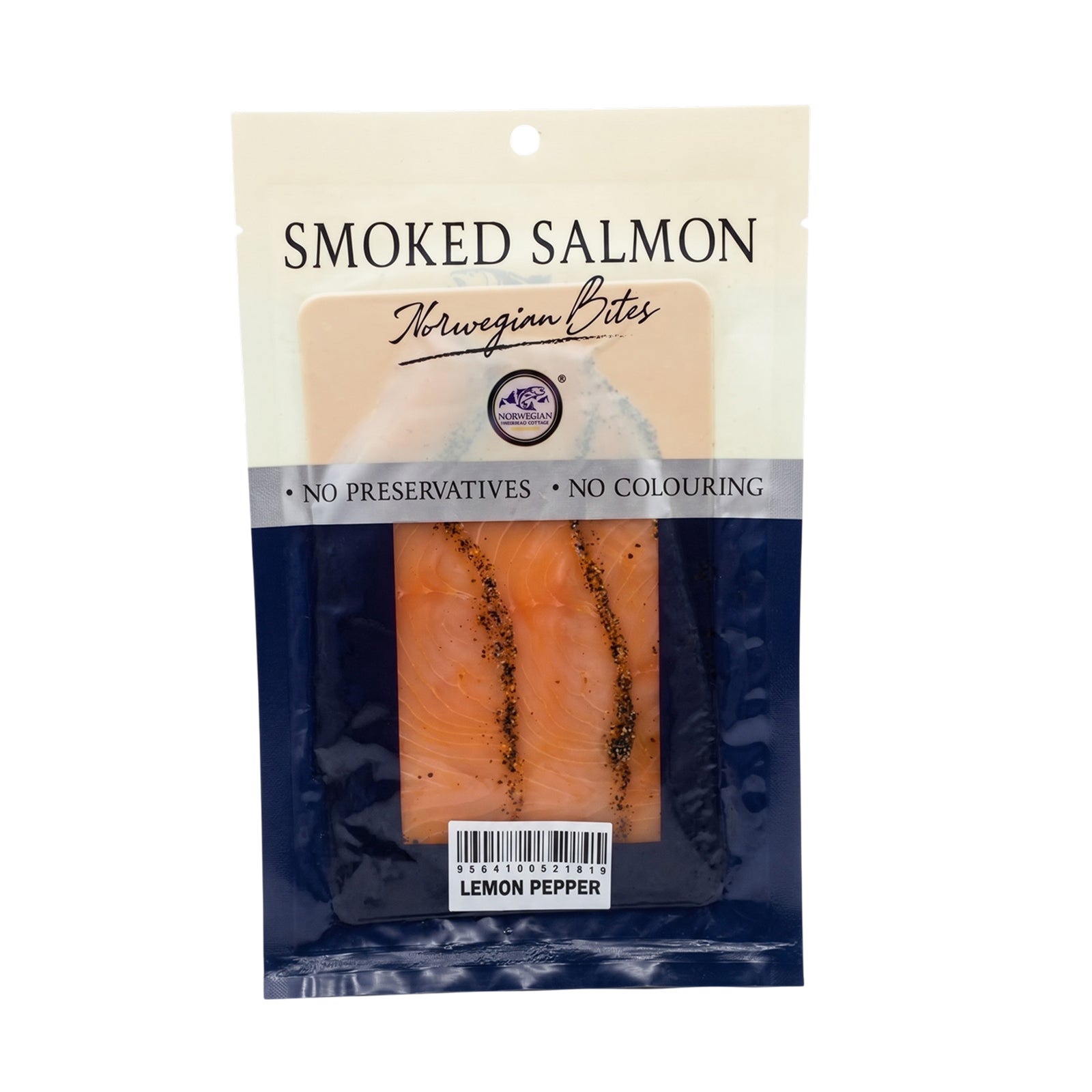 Norwegian Bites Smoke Salmon Lemon Pepper 90g