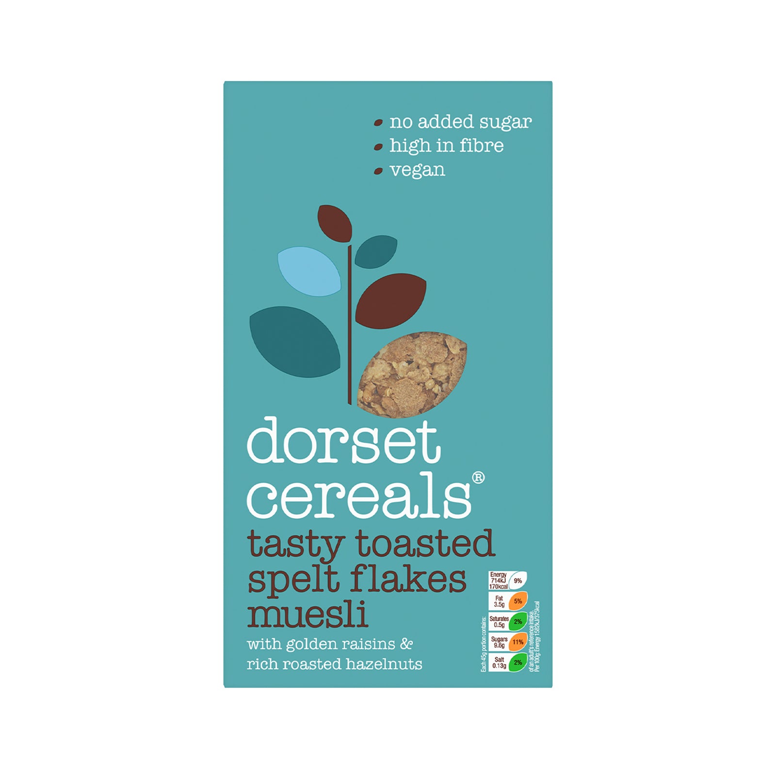 Dorset Tasty Toasted Spelt Flakes Muesli 570g