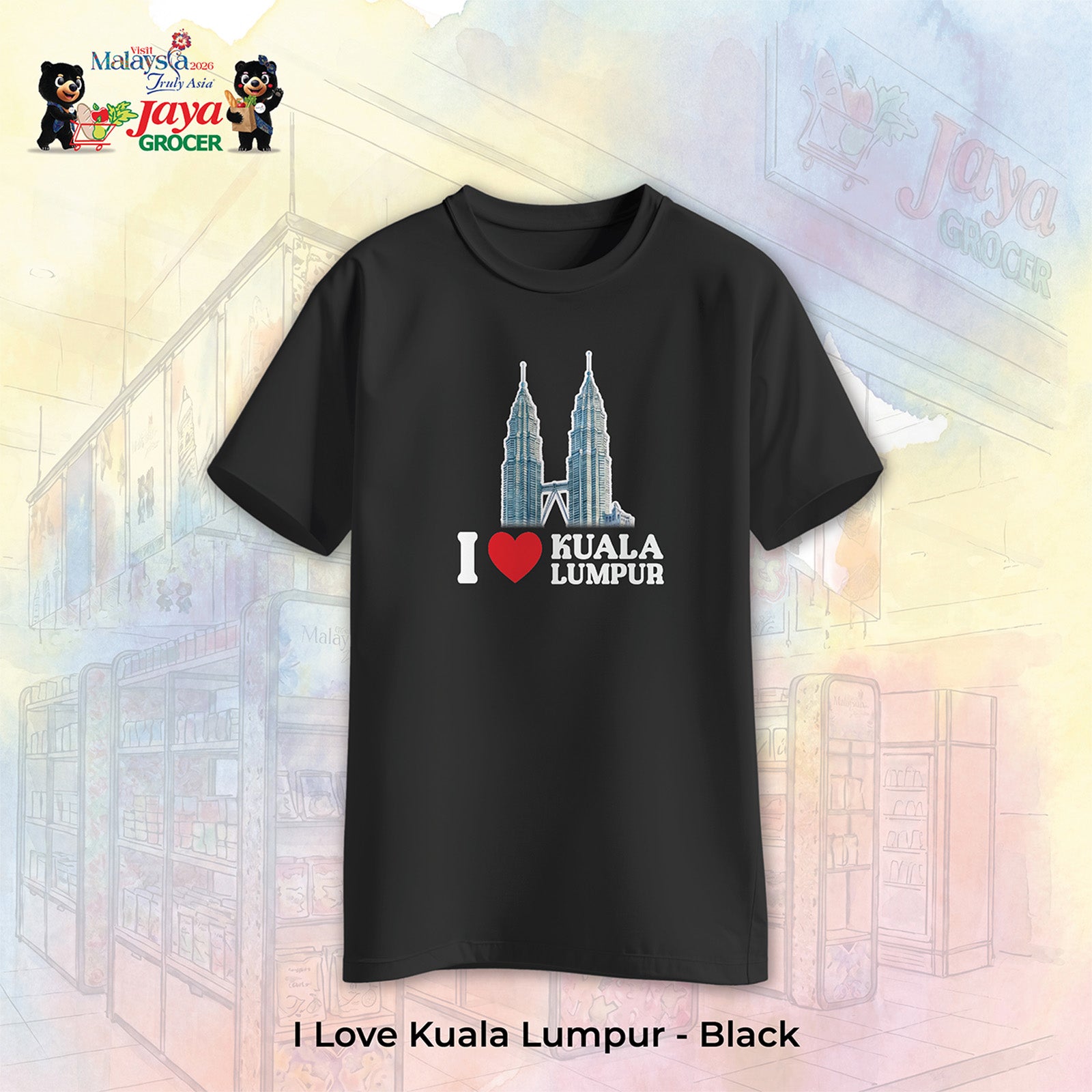 JS Apparel - I Love KL (Black-L)