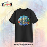 JS Apparel - Malaysia Skyline (Black-M)