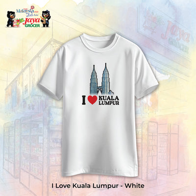 JS Apparel - I Love KL (White-XL)
