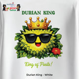 JS Apparel - Durian King (White-M)