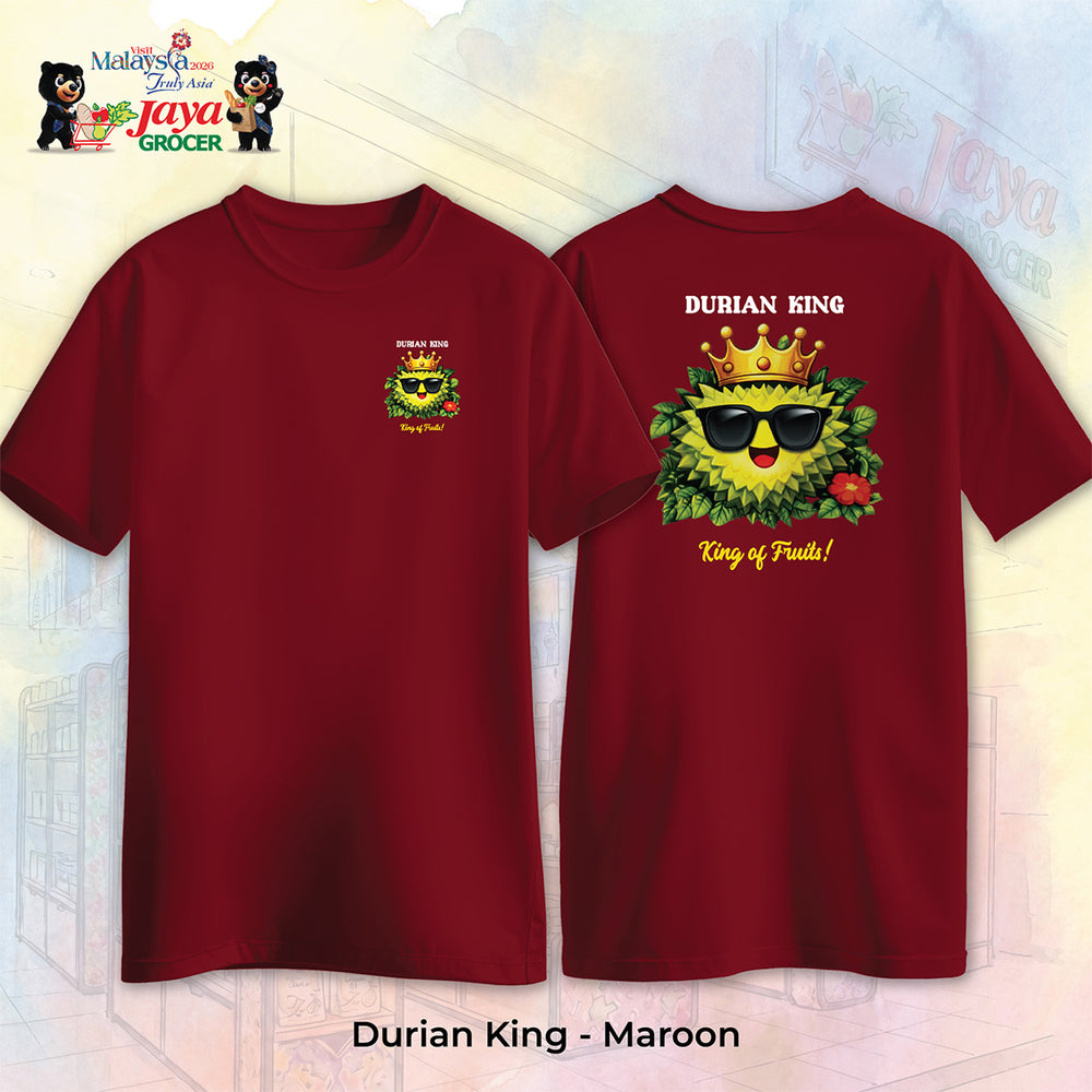 JS Apparel - Durian King (Maroon-M)