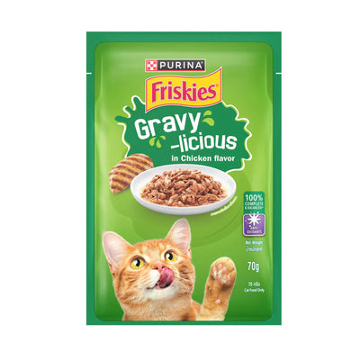 Friskies Cat Gravy Chicken Pouch 70g