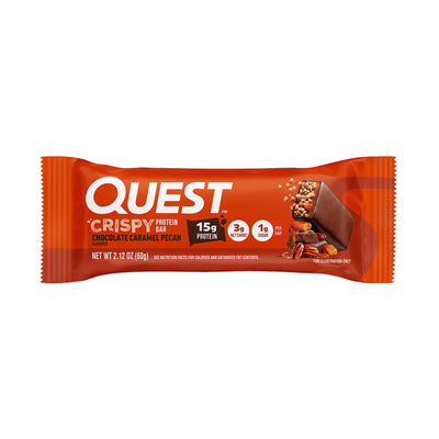 Quest Crispy Protein Bar Chocolate Caramel Pecan 60g