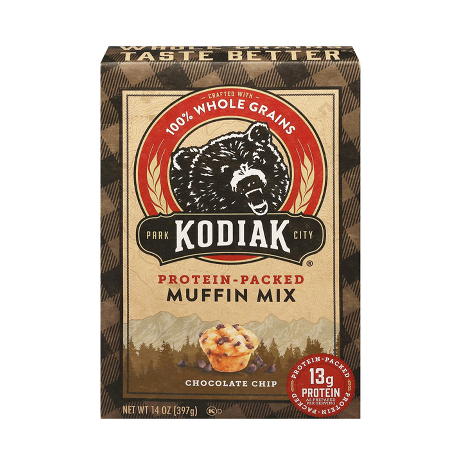 Kodiak Chocolate Chip Muffin Mix 397g