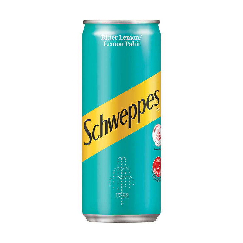 Schweppes Bitter Lemon Sparkling Flavoured Drink 320ml