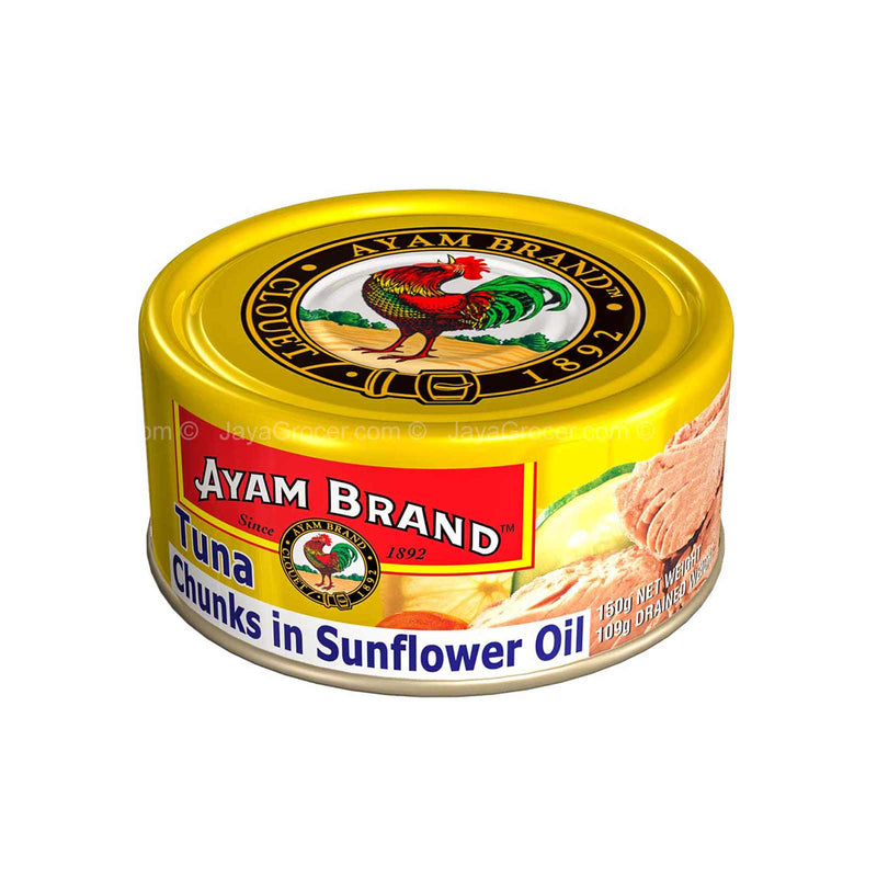 Ayam Brand Tuna Chunks in Sunflower Oil 150g