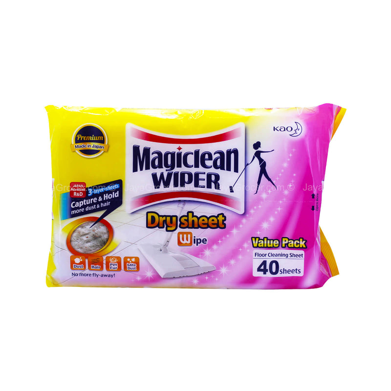 Kao Magiclean Wiper Dry Sheets 40pcs/pack