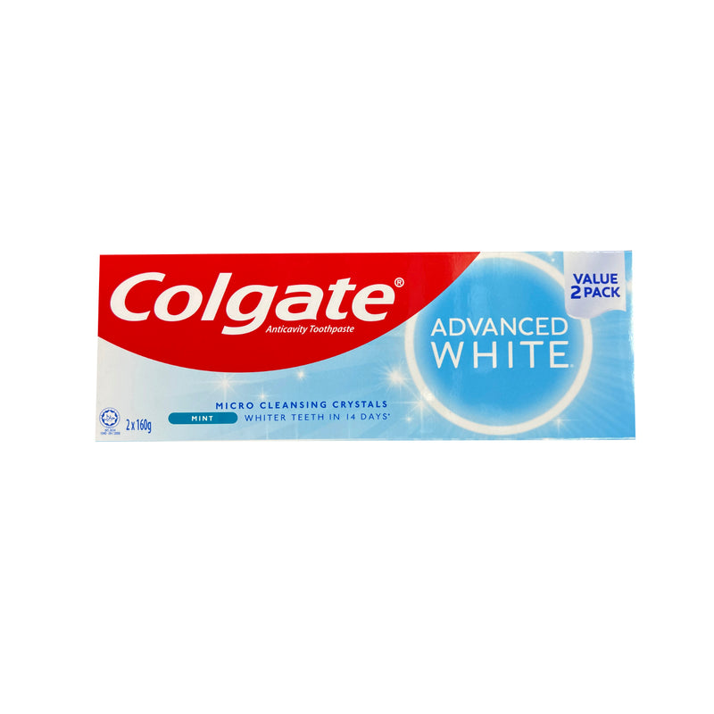 Colgate Advanced Whitening Toothpaste 160g x 2
