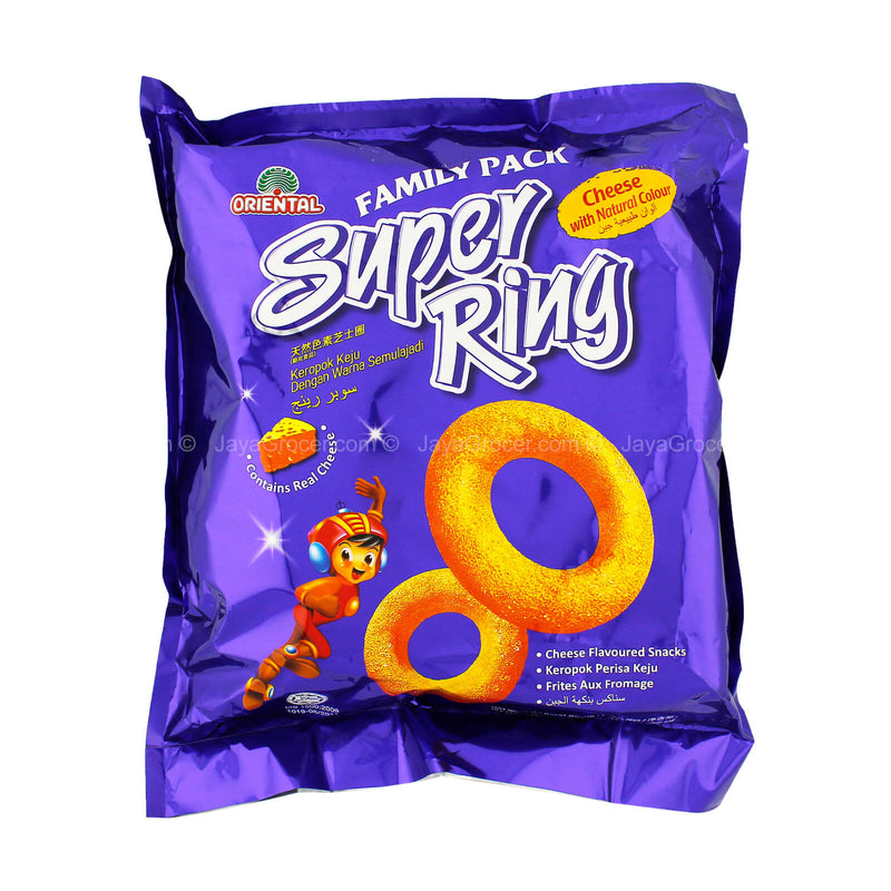 Oriental Super Ring Cheese Flavoured Snacks Family Pack 14g x 8