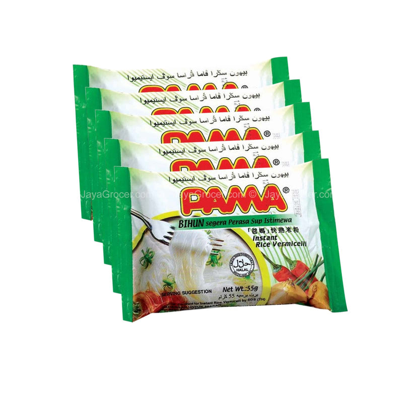 PAMA Clear Soup Flavor Instant Rice Vermicelli 55g x 5