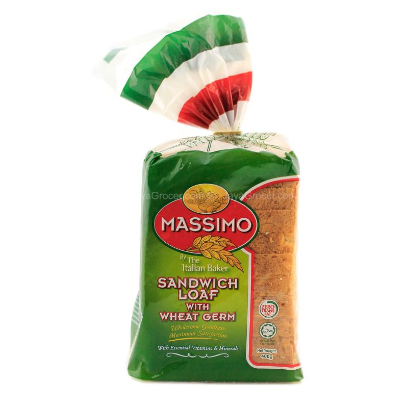 Massimo Wheat Germ Sandwich Loaf Bread 400g