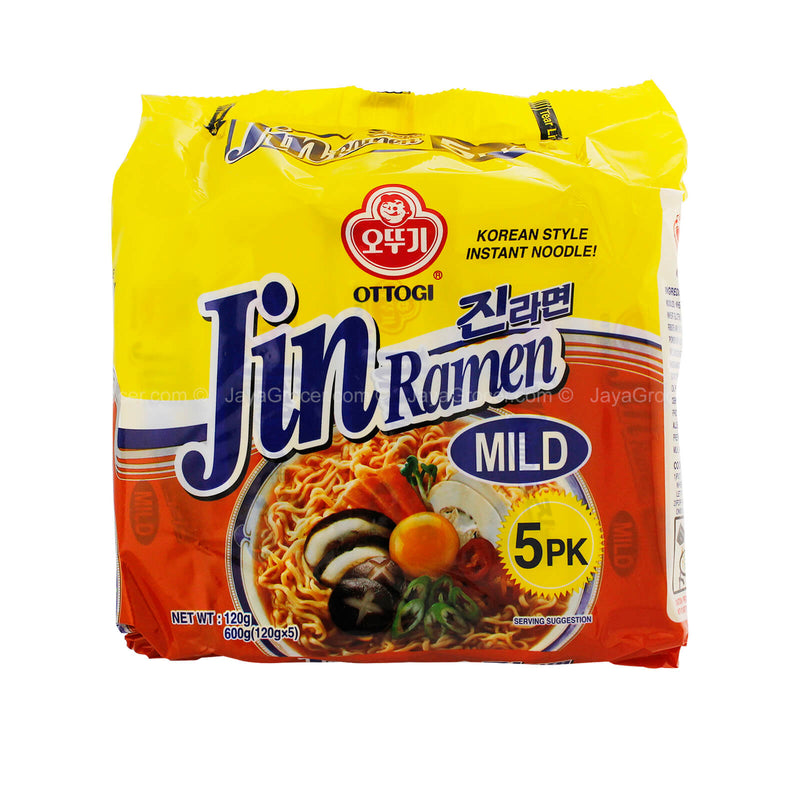 Ottogi Jin Ramen Mild Korean Style Instant Noodle 600g