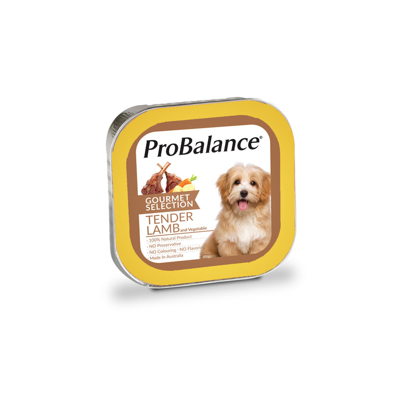 Pro Balance Gourmet Selection Tender Lamb & Vegetable Dog Wet Food 100g