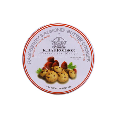 K. Harrodson Butter Cookies with Raspberry and Almond 150g