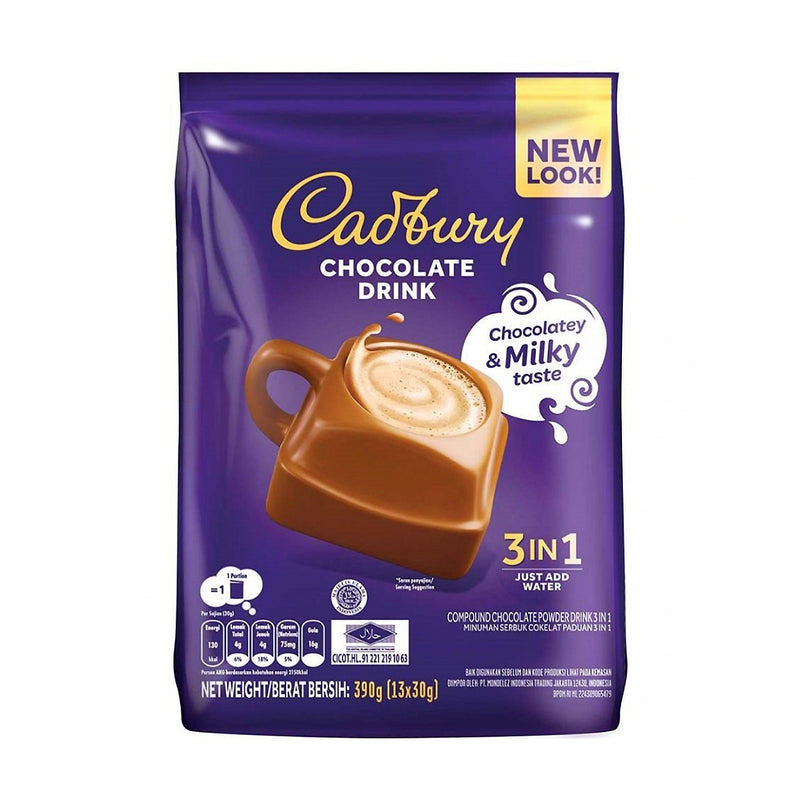 Cadbury 3 in 1 Hot Chocolate Drink 30g x 13