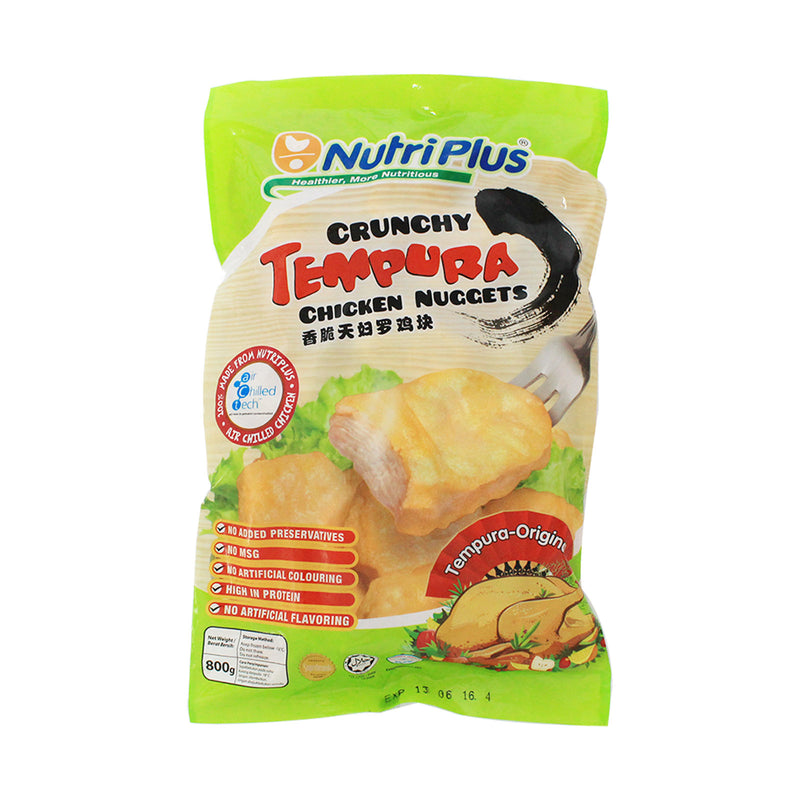 Nutriplus Crunchy Tempura Original Chicken Nuggets 800g