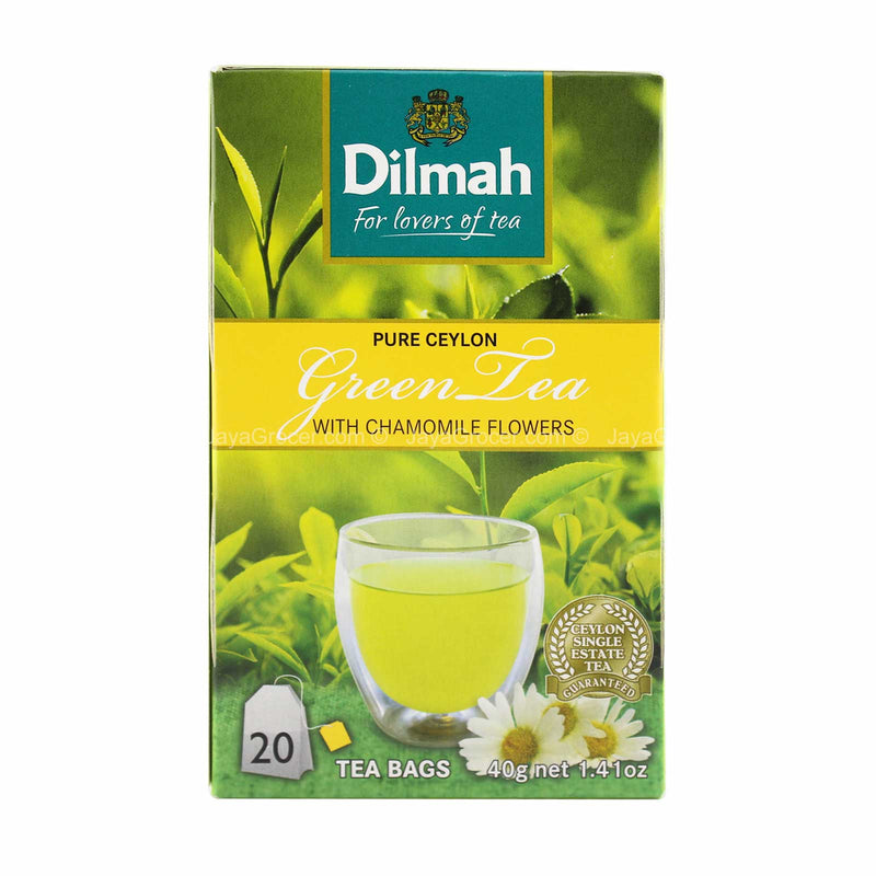 Dilmah Green Tea with Chamomile Flowers 2g x 20