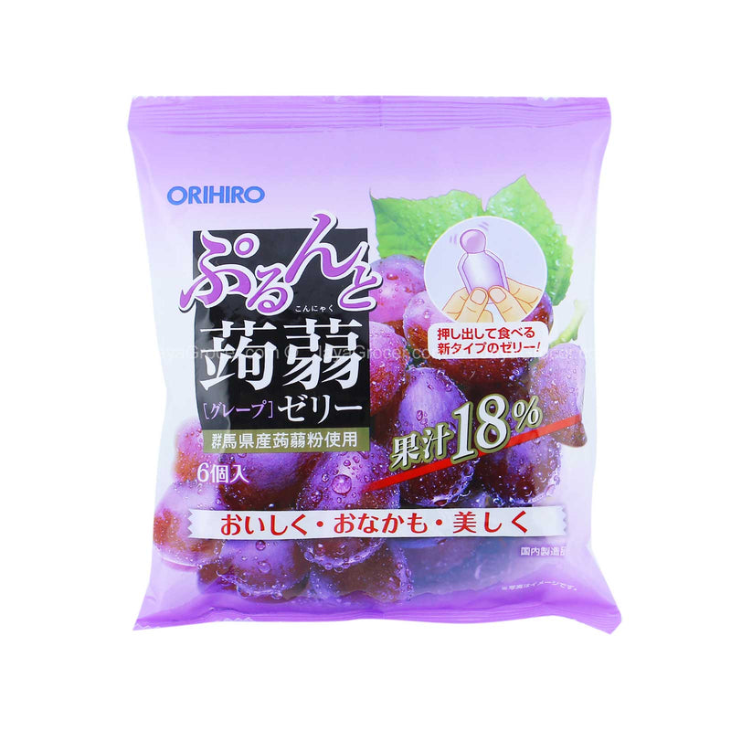 Orihiro Purunto Konnyaku Jelly Grape Flavour 20g x 6