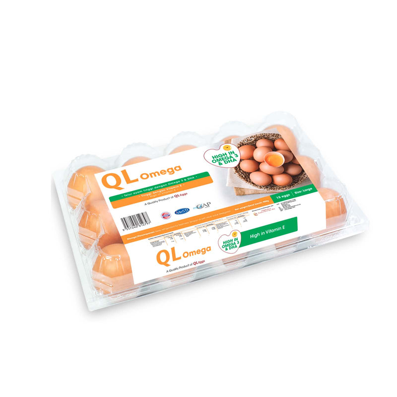 QL Omega Eggs with Omega 3 and DHA (Large) 15pcs/pack