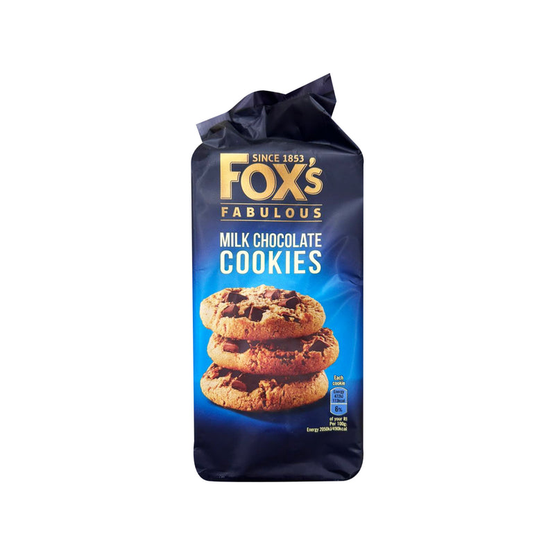 Foxs Chunkie Cookies Milk Chocolate Chunks 180g