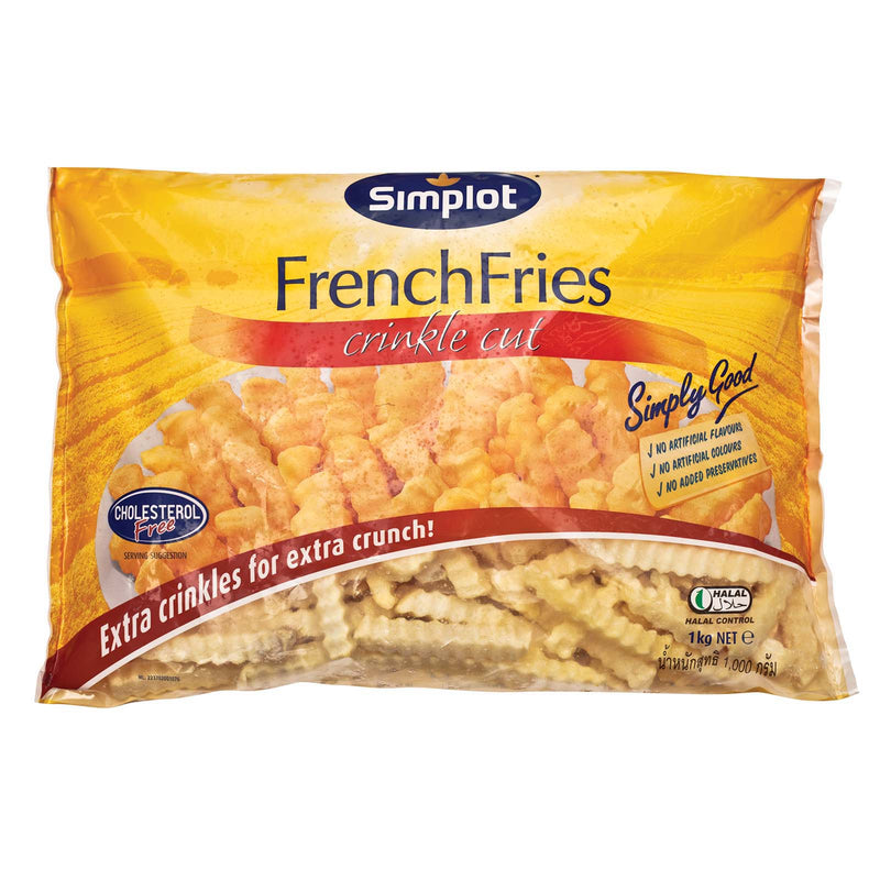Simplot French Fries Crinkle Cut 1kg