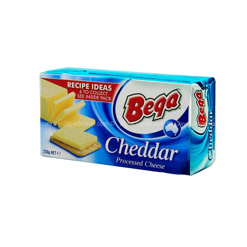 Bega Processed Cheddar Cheese Block 250g