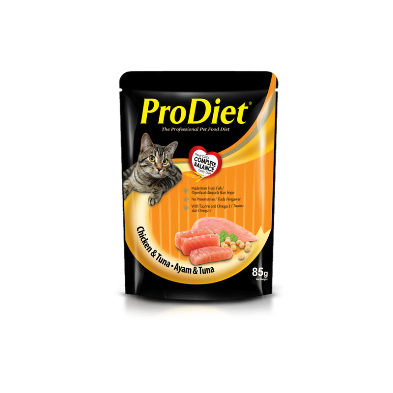 Pro Diet Pouch Chicken and Tuna 85g