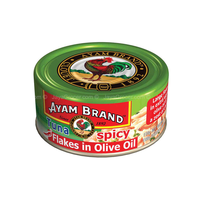 Ayam Brand Tuna Flakes Spicy in Olive Oil 150g