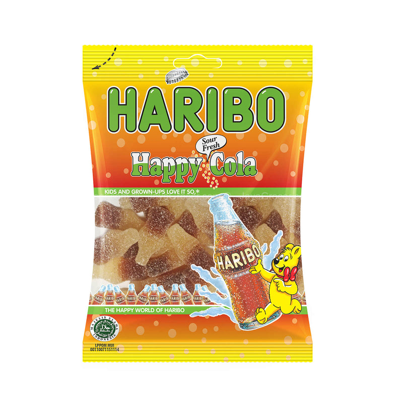 Haribo Happy Cola Zourr Gummy Candy 80g