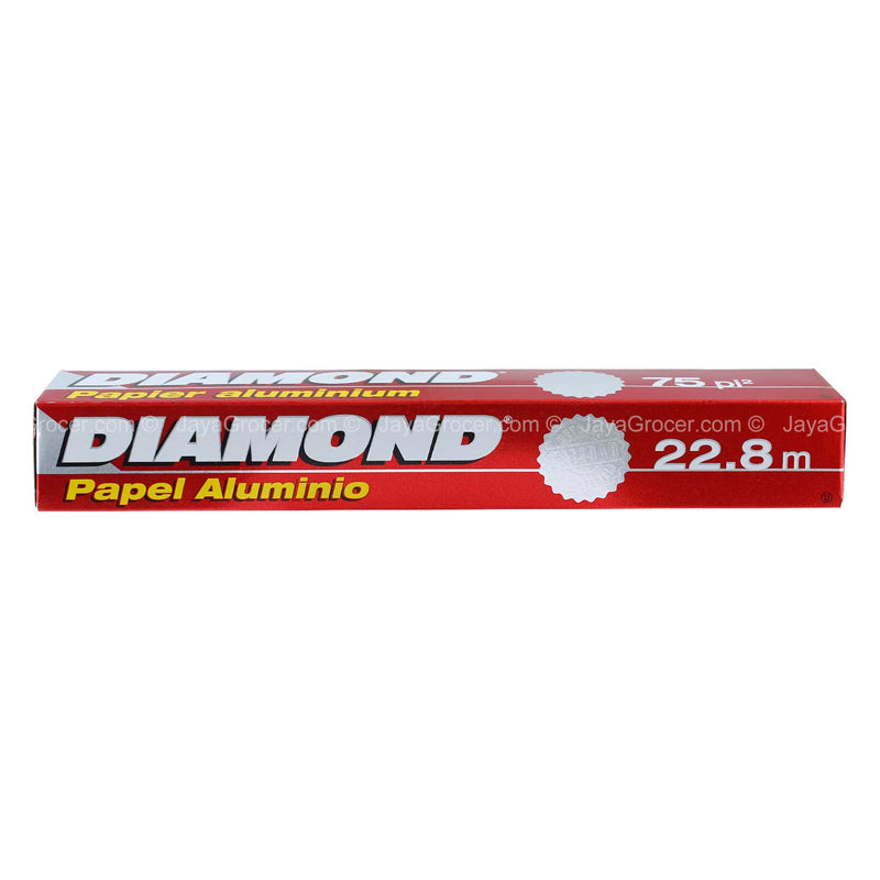 Diamond Aluminium Foil 75feet 22.8m x 30.4cm 1unit
