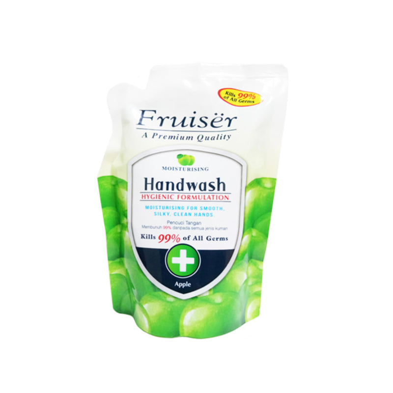Fruiser Moisturising Hand Wash Apple Scent Refill 400ml