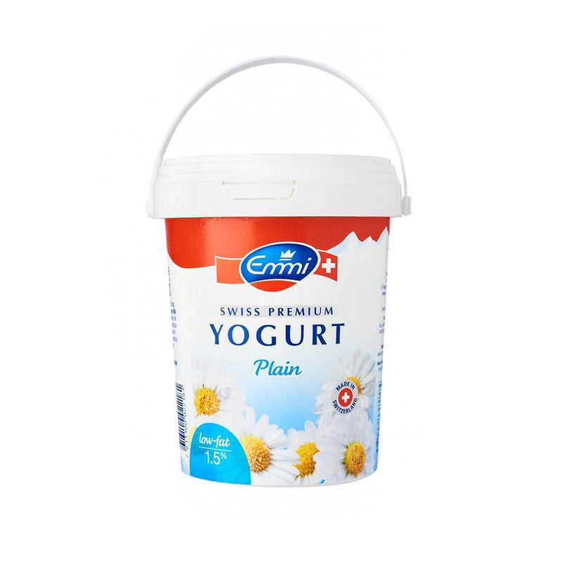 Emmi Swiss Premium Low Fat Plain Yoghurt 1kg