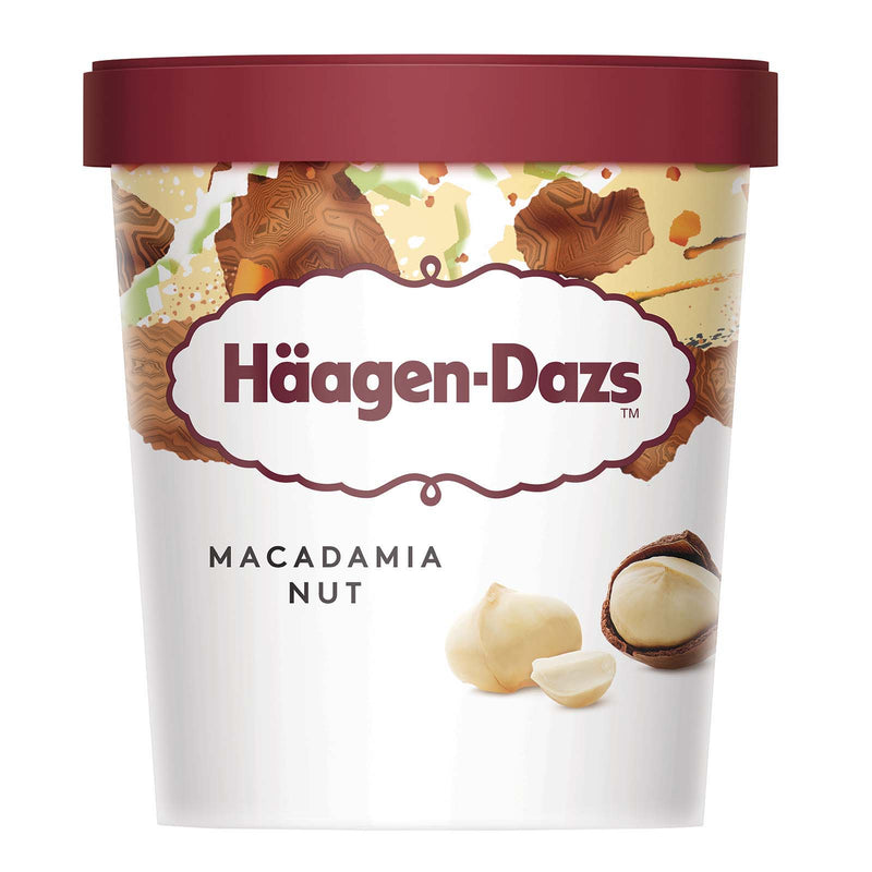 Haagen-Dazs Macadamia Nut Ice Cream 473ml