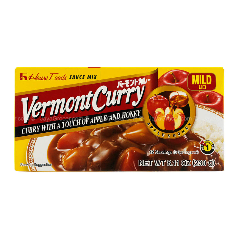 House Foods Vermont Curry Sauce Mix (Mild) 230g