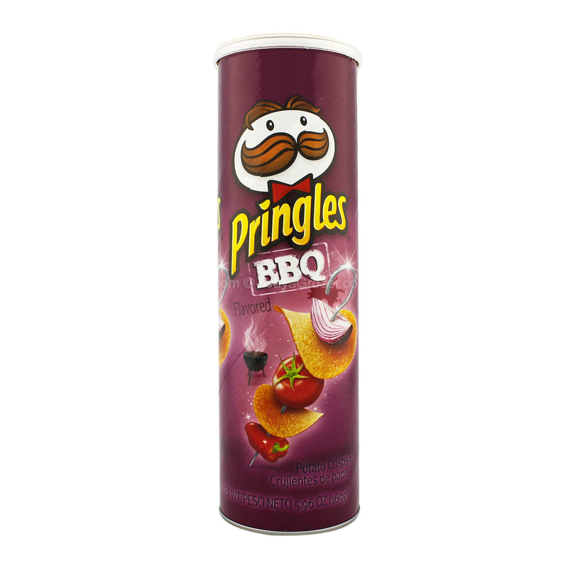 Pringles BBQ Flavoured Potato Crisps (US) 158g
