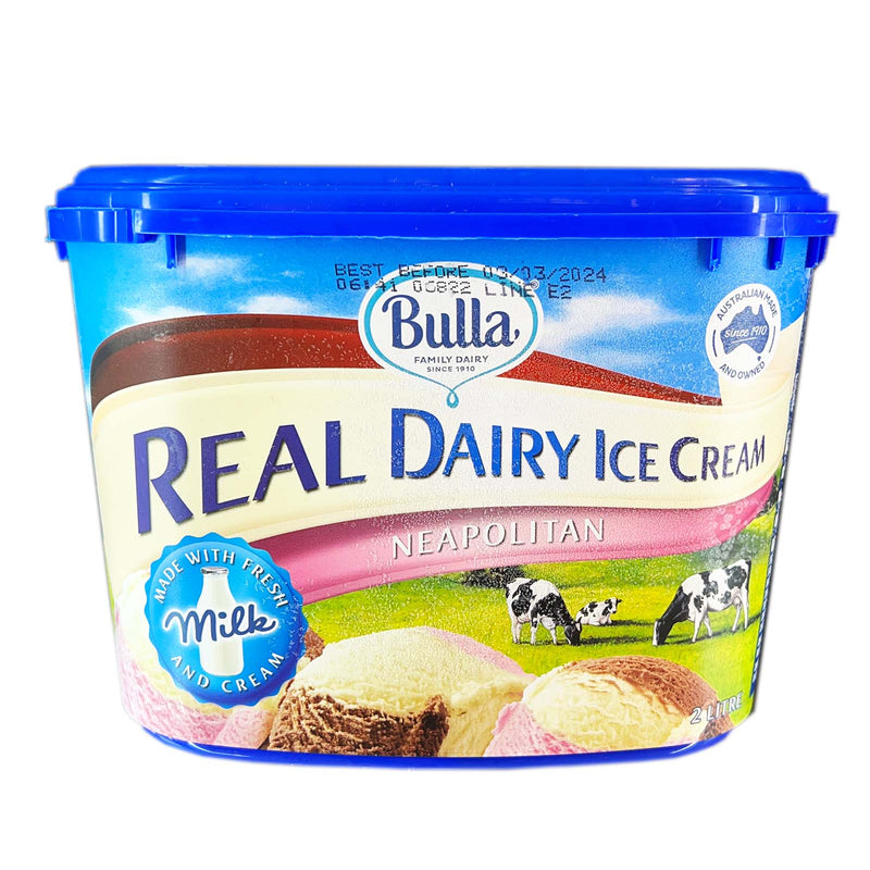 Bulla Neopolitan Ice Cream 2L