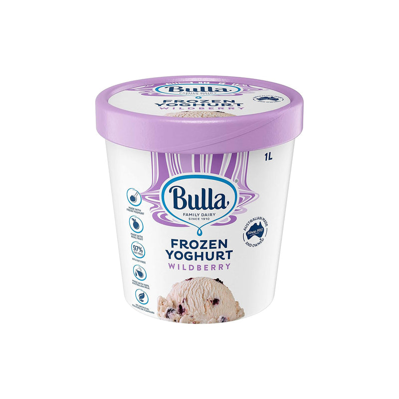 Bulla Frozen Yoghurt Wildberry 1L