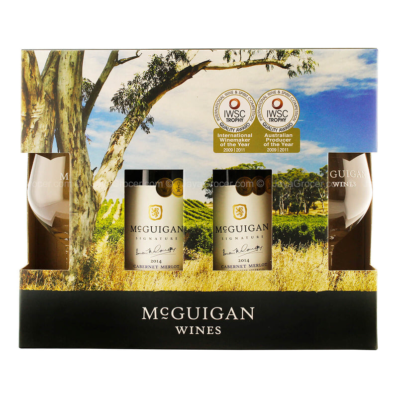 McGuigan Signature Cabernet Merlot Wine 750ml x 2