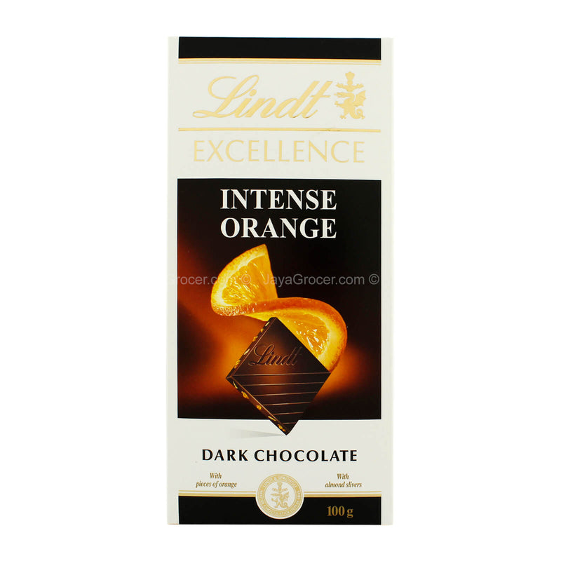 Lindt Excellence Intense Orange Dark Chocolate Bar 100g