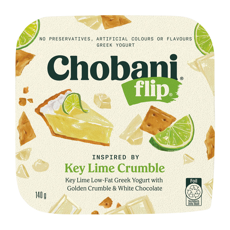Chobani Flip Key Lime Crumble Low-Fat Greek Yogurt 170g